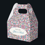 Moroccan Lattice Geometric Mandala Wedding Favor Box<br><div class="desc">Beautiful Invitation to celebrate Special occasions and festivals comes with digital and E-invitation as per your request. We would love to replicate our designs to make multiple products like rsvp cards, labels envelopes, and more. Customization is available for ready to print on request at info@shamaurcreatif@gmail.com. Look Forward to hearing from...</div>