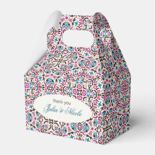  Moroccan Lattice Geometric Mandala Wedding Favor Box