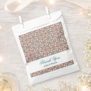  Moroccan Lattice Geometric Mandala Wedding Favour Bag