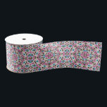 Moroccan Lattice Geometric Mandala Wedding Grosgrain Ribbon<br><div class="desc">Beautiful Invitation to celebrate Special occasions and festivals comes with digital and E-invitation as per your request. We would love to replicate our designs to make multiple products like rsvp cards, labels envelopes, and more. Customization is available for ready to print on request at info@shamaurcreatif@gmail.com Look Forward to hearing from...</div>