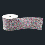 Moroccan Lattice Geometric Mandala Wedding Grosgrain Ribbon<br><div class="desc">Beautiful Invitation to celebrate Special occasions and festivals comes with digital and E-invitation as per your request. We would love to replicate our designs to make multiple products like rsvp cards, labels envelopes, and more. Customization is available for ready to print on request at info@shamaurcreatif@gmail.com Look Forward to hearing from...</div>