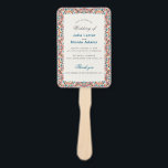 Moroccan Lattice Geometric Mandala Wedding Hand Fan<br><div class="desc">Beautiful Invitation to celebrate Special occasions and festivals comes with digital and E-invitation as per your request. We would love to replicate our designs to make multiple products like rsvp cards, labels envelopes, and more. Customization is available for ready to print on request at info@shamaurcreatif@gmail.com. Look Forward to hearing from...</div>