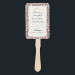 Moroccan Lattice Geometric Mandala Wedding Hand Fan<br><div class="desc">Beautiful Invitation to celebrate Special occasions and festivals comes with digital and E-invitation as per your request. We would love to replicate our designs to make multiple products like rsvp cards, labels envelopes, and more. Customization is available for ready to print on request at info@shamaurcreatif@gmail.com. Look Forward to hearing from...</div>