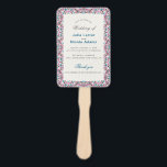 Moroccan Lattice Geometric Mandala Wedding Hand Fan<br><div class="desc">Beautiful Invitation to celebrate Special occasions and festivals comes with digital and E-invitation as per your request. We would love to replicate our designs to make multiple products like rsvp cards, labels envelopes, and more. Customization is available for ready to print on request at info@shamaurcreatif@gmail.com. Look Forward to hearing from...</div>