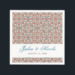 Moroccan Lattice Geometric Mandala Wedding Napkin<br><div class="desc">Beautiful Invitation to celebrate Special occasions and festivals comes with digital and E-invitation as per your request. We would love to replicate our designs to make multiple products like rsvp cards, labels envelopes, and more. Customization is available for ready to print on request at info@shamaurcreatif@gmail.com. Look Forward to hearing from...</div>