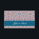 Moroccan Lattice Geometric Mandala Wedding Place Card<br><div class="desc">Beautiful Invitation to celebrate Special occasions and festivals comes with digital and E-invitation as per your request. We would love to replicate our designs to make multiple products like rsvp cards, labels envelopes, and more. Customization is available for ready to print on request at info@shamaurcreatif@gmail.com. Look Forward to hearing from...</div>