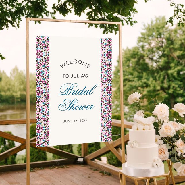 Moroccan Lattice Geometric Mandala Wedding Poster (Creator Uploaded)