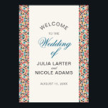 Moroccan Lattice Geometric Mandala Wedding Poster<br><div class="desc">Beautiful Invitation to celebrate Special occasions and festivals comes with digital and E-invitation as per your request. We would love to replicate our designs to make multiple products like rsvp cards, labels envelopes, and more. Customization is available for ready to print on request at info@shamaurcreatif@gmail.com Look Forward to hearing from...</div>