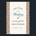 Moroccan Lattice Geometric Mandala Wedding Poster<br><div class="desc">Beautiful Invitation to celebrate Special occasions and festivals comes with digital and E-invitation as per your request. We would love to replicate our designs to make multiple products like rsvp cards, labels envelopes, and more. Customization is available for ready to print on request at info@shamaurcreatif@gmail.com Look Forward to hearing from...</div>