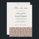 Moroccan Lattice Geometric Mandala Wedding Save The Date<br><div class="desc">Beautiful Invitation to celebrate Special occasions and festivals comes with digital and E-invitation as per your request. We would love to replicate our designs to make multiple products like rsvp cards, labels envelopes, and more. Customization is available for ready to print on request at info@shamaurcreatif@gmail.com Look Forward to hearing from...</div>