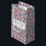 Moroccan Lattice Geometric Mandala Wedding Small Gift Bag<br><div class="desc">Beautiful Invitation to celebrate Special occasions and festivals comes with digital and E-invitation as per your request. We would love to replicate our designs to make multiple products like rsvp cards, labels envelopes, and more. Customization is available for ready to print on request at info@shamaurcreatif@gmail.com. Look Forward to hearing from...</div>