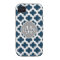 Moroccan Lattice Navy Blue Grey White Personalized