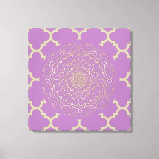 Moroccan Mandala - Wrapped Canvas (Front)