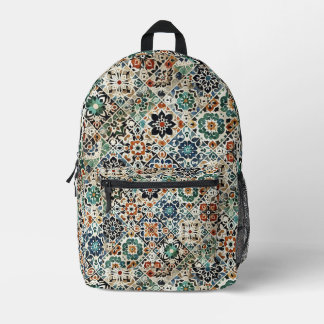 Moroccan Mixology Printed Backpack