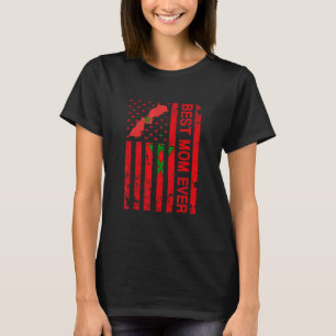 Moroccan Mom  Morocco Usa American Mother's Day T-Shirt