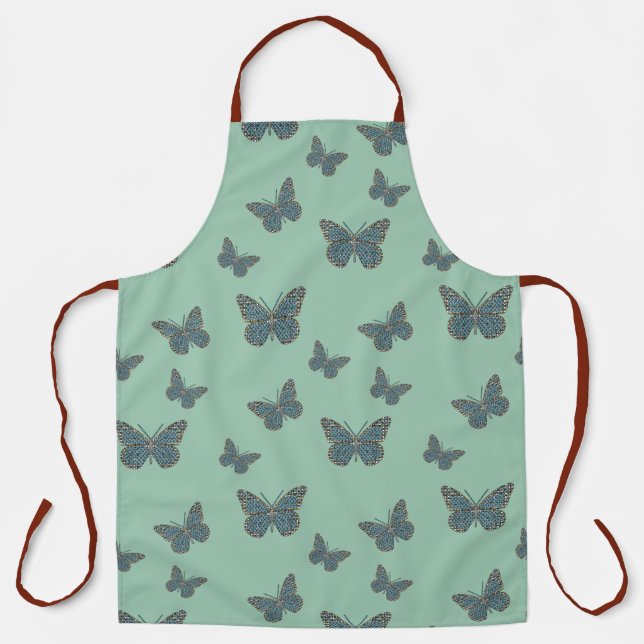 Moroccan Monarch All-Over Print Apron (Front)