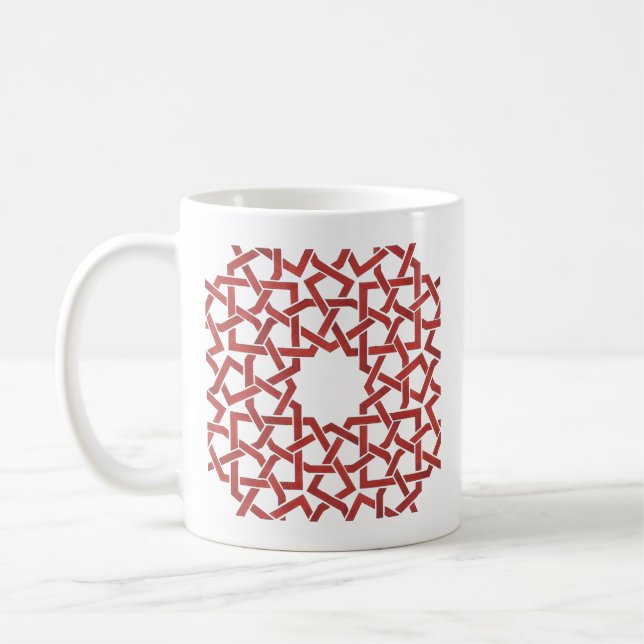 Moroccan Mosaic cup red MAMLUK (Left)