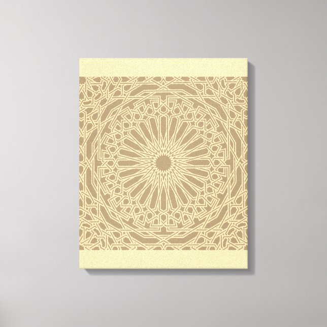 Moroccan Mosaic | Customizable Canvas Print (Front)