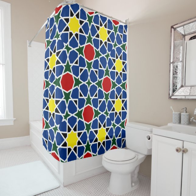  Moroccan Mosaic Geometric Pattern design tile (In Situ)