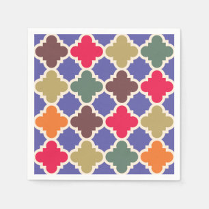 Moroccan Mosaic Pattern Napkin