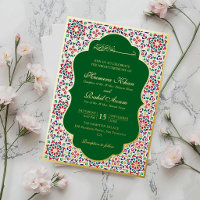 Moroccan Mosaic Terracotta Stones Islamic Wedding 