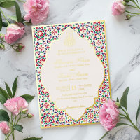 Moroccan Mosaic Terracotta Stones Islamic Wedding 