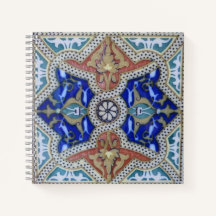 Moroccan mosaic tile photograph -