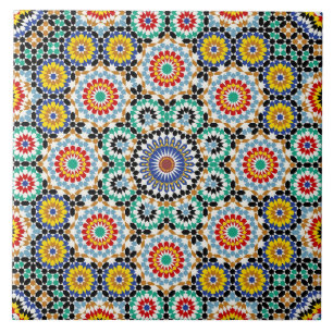 Moroccan Mosaic Traditional Boho Pattern Tile