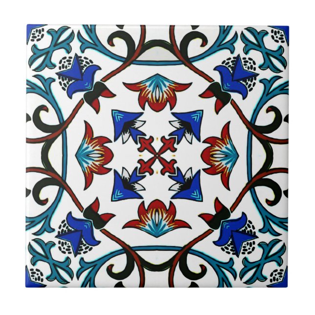 Moroccan,mosaic,Turkish, Tile (Front)