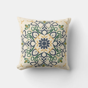 moroccan motif throw pillow