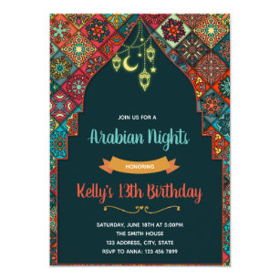 Moroccan Party Invitations 2