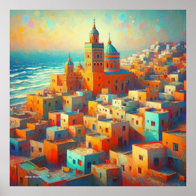 Moroccan Paradise by the Sea-Dakhl Poster (Front)