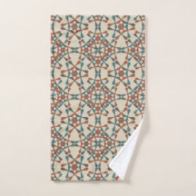 Moroccan pattern 2 (brown and blue)