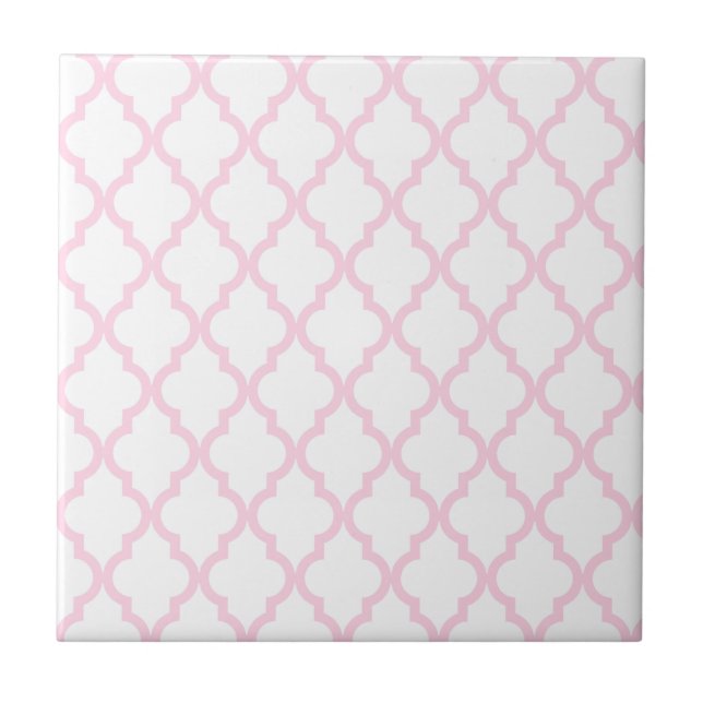 Moroccan Pattern: Baby Pink Tile (Front)