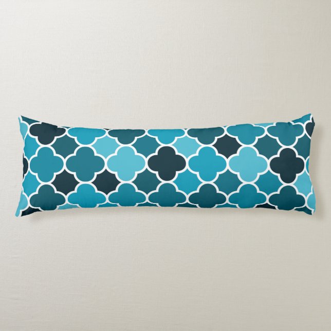 Moroccan pattern body pillow (Front)