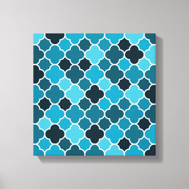 Moroccan pattern canvas print (Front)