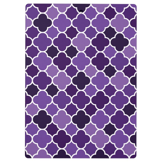 Moroccan pattern clipboard (Back)