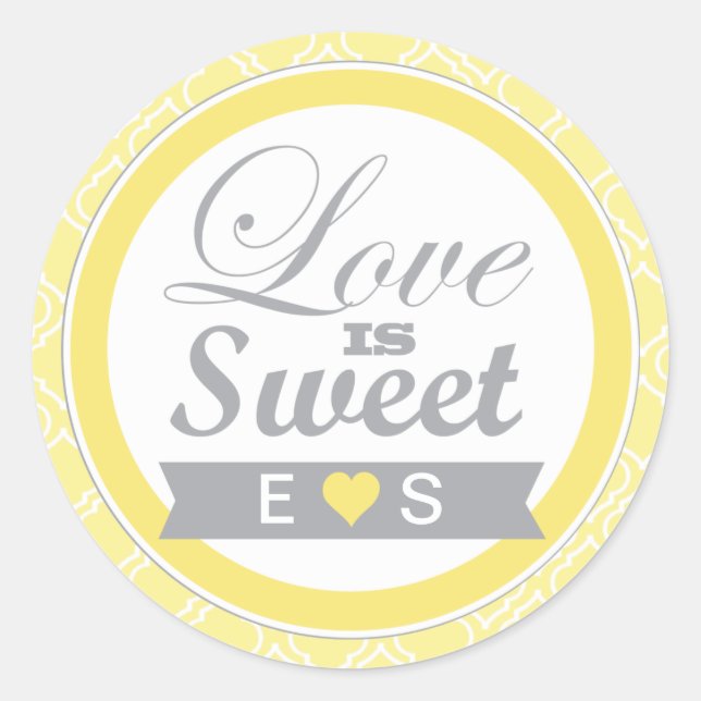 Moroccan Pattern Favour Stickers (Front)