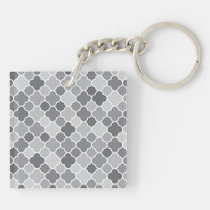 Moroccan pattern keychain