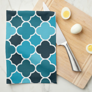 Moroccan pattern kitchen towel