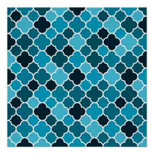 Moroccan pattern poster