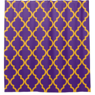 Moroccan Pattern: Purple & Gold