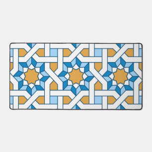 Moroccan seamless pattern mosaics  desk mat