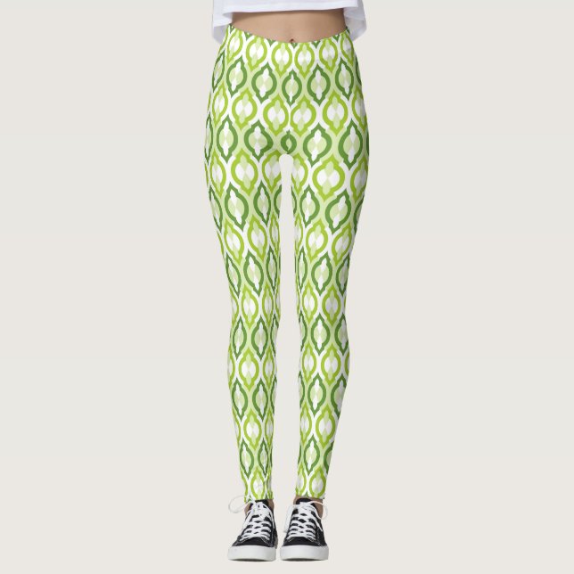 Moroccan Style Pattern Leggings (Front)