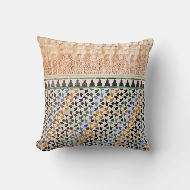 Moroccan Style Throw Pillow (Front)