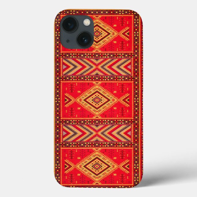 Moroccan Sunrise: Geometric Boho Elegance Case-Mate iPhone Case (Back)