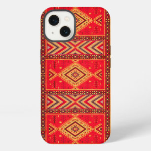 Moroccan Sunrise: Geometric Boho Elegance iPhone 13 Case