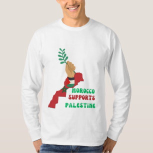 Moroccan-support-Palestinian-peace T-shirt