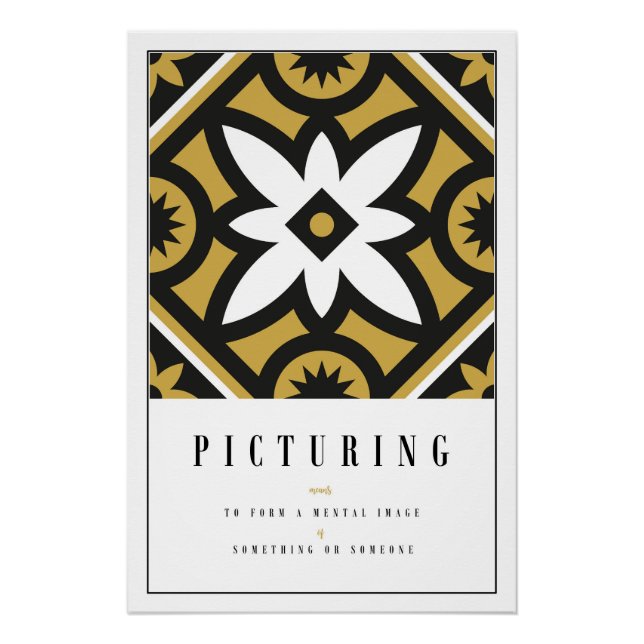 Moroccan Tapestry  Poster (Front)