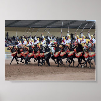 Moroccan Tbourida  Poster